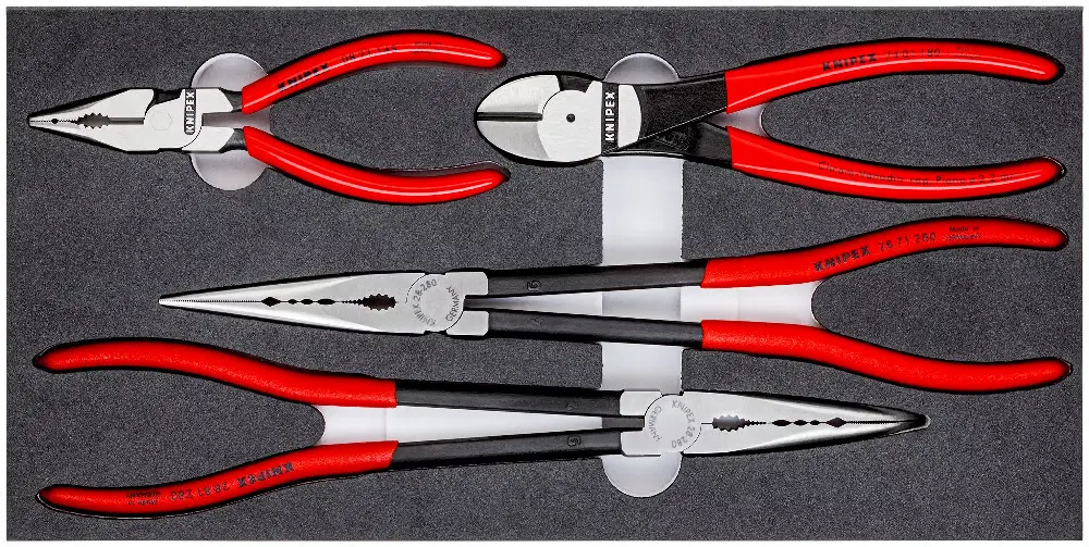 KNIPEX 00 20 01 V16 sada klieští v penovej vložke Sada klieští KNIPEX v penovej vložke