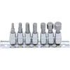 Sada nástrčných hlavíc HEX 1/4", 7 ks, 4 - 12 mm, BGS - B2161
