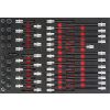 Nástrčné hlavice v penovej výplni, XZN, RIBE, 1/2", 58 ks, VIGOR - V4729