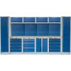 Kvalitný PROFI BLUE dielenský nábytok 3920 x 495 x 2000 mm - MTGS1300AA