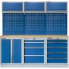 Zostava 6 ks PROFI BLUE dielenského nábytku 2040 x 495 x 2000 mm - MTGS1300BC
