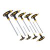 Sada T TORX skrutkovačov s otvorom 9 ks - HT261609