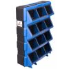 Plastový organizér / box na skrutky, 12 zásuviek - MW1504