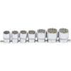 Sada nástrčných kľúčov 1/2", 12-hranný, 20 - 32 mm, 7 ks, BGS - B9109