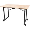 Pojazdný skladací stôl do dielne, 1400 x 650 x 900 mm, nosnosť 150 kg