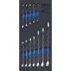 Sada očkoplochých kľúčov v penovej výplni, 6 - 22 mm, 12 ks - B4082