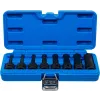 Sada vonkajších rázových nástrčných kľúčov HEX, 1/2 ", 5-19 mm, 8 ks - B5481