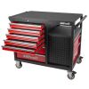 Dielenský vozík s náradím, 360°, 10 zásuviek, 238 ks - AH450101BAL
