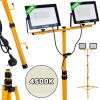 LED reflektor 2x100 W s teleskopickým statívom, biela 4500K - K02051
