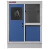 Celokovová dielenská skrinka PROFI BLUE 680x458x910 mm - MTGC1301A
