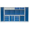 Kvalitný PROFI BLUE dielenský nábytok 3920 x 495 x 2000 mm - MTGS1300A77