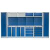 Kvalitný PROFI BLUE dielenský nábytok 3920 x 495 x 2000 mm - MTGS1300BB7