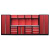 Kvalitný PROFI RED dielenský nábytok - 4535 x 2000 x 495 mm - RTGS1300A22
