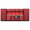 Kvalitný PROFI RED dielenský nábytok - 4535 x 2000 x 495 mm - RTGS1301AE