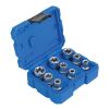 Nástrčné kľúče, E-Torx, 1/2", E10 - E24, 9 ks - SSE912