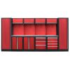 Kvalitný PROFI RED dielenský nábytok 3920 x 495 x 2000 mm - RTGS1300BB8