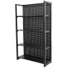 Kovový regál s dierovanou doskou, 1200 x 458 x 2000 mm - TJA1200