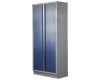 Celokovová široká dielenská skrinka PROFI BLUE  915x458x2000 mm - MTGB1336