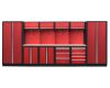 Kvalitný PROFI RED dielenský nábytok - 4535 x 495 x 2000 mm - RTGS1300AA2