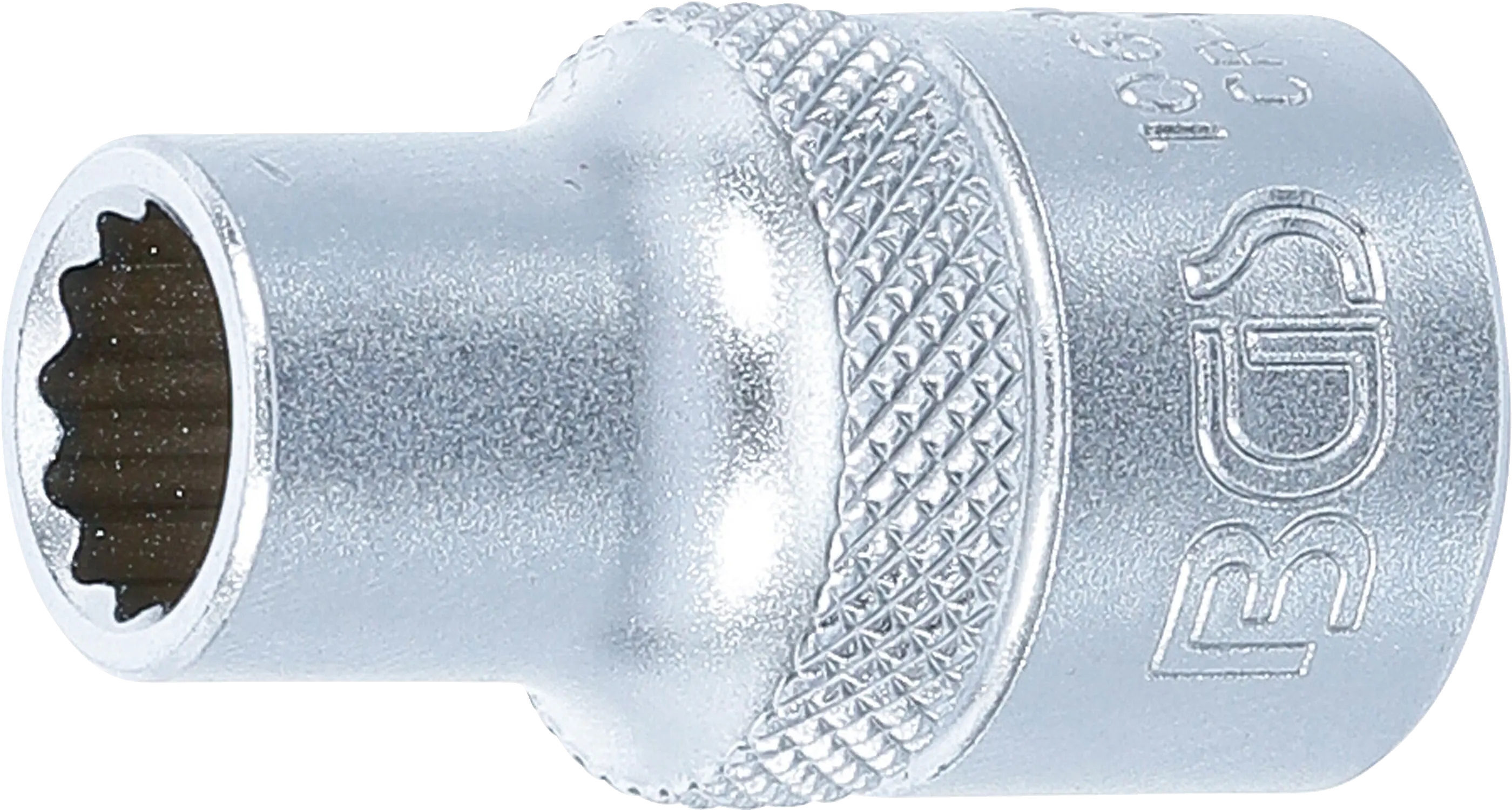 Vnútorný nástrčný kľúč BGS, dvanásťhranný, 10 mm, B10630 Vnútorný nástrčný kľúč BGS dvanásťhranný 10 mm s vrúbkovaním