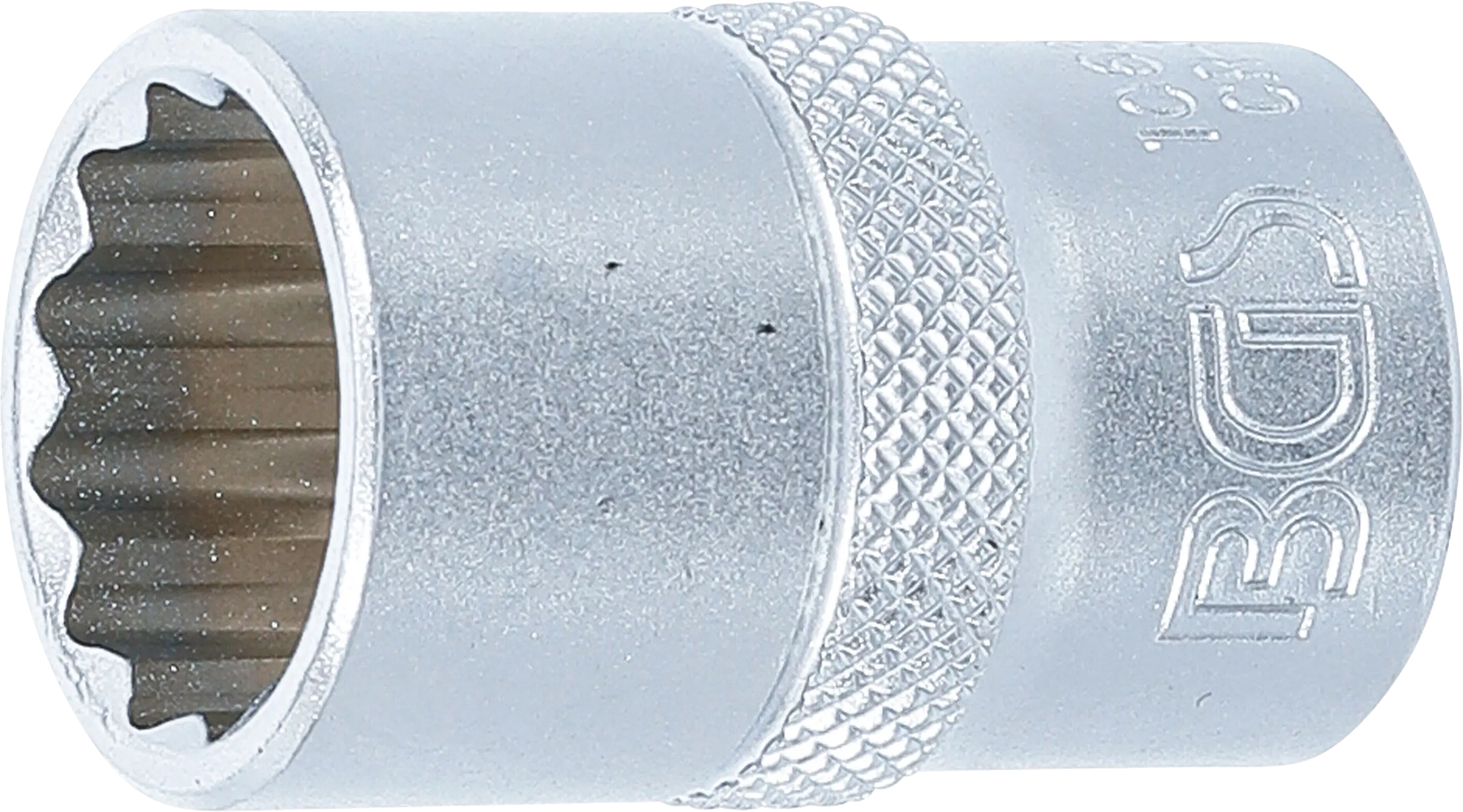 Vnútorný nástrčný kľúč BGS, dvanásťhranný, 17 mm, B10637 Vnútorný nástrčný kľúč BGS dvanásťhranný 17 mm s vrúbkovaním