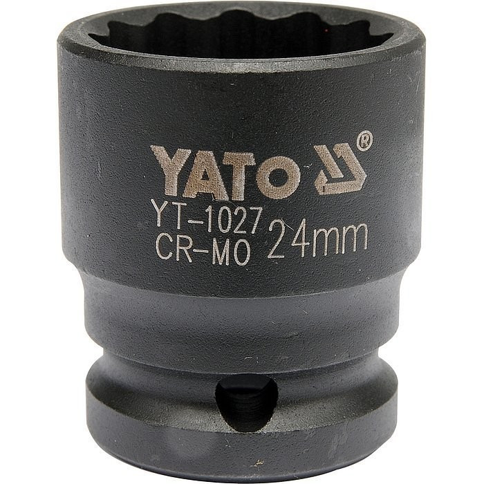 E-shop Kovaný nástrčný kľúč 1/2" rázový dvanásťhranný 24 mm CrMo - YT-1027