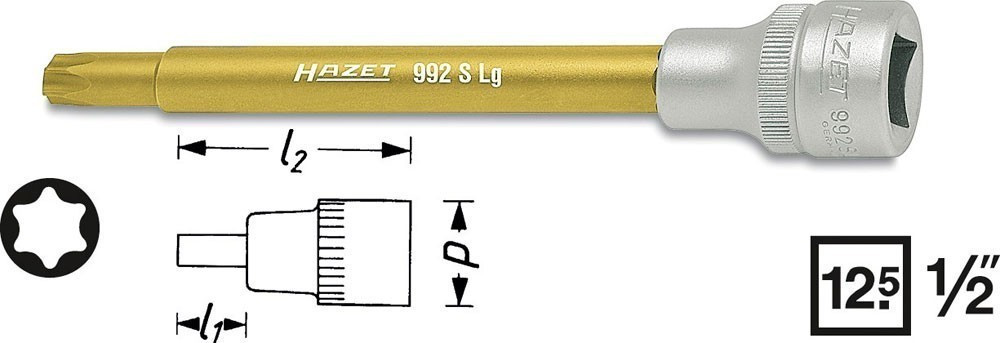 E-shop Nástrčná hlavica TORX pre čerpadlá chladiacej kvapaliny 992SLg-T30 - HA179183
