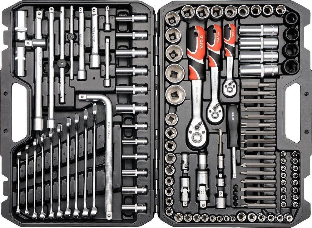 E-shop Gola sada s kľúčmi 1/2", 3/8" a 1/4", 128 dielov - YT-38872
