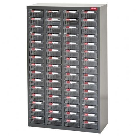 E-shop Galvanizovaný kovový organizér pre dielenský materiál a diely s 60 zásuvkami ST-2460
