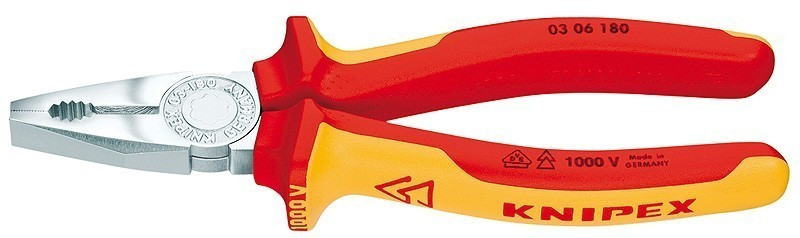 E-shop Kombinované kliešte Knipex - 180 mm - 0306180