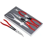 Profesionálne kliešte Knipex v penovej vložke pre dielenský vozík - 002001V16
