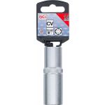 Predĺžená šesťhranná hlavica 19 mm z Cr-V ocele v originálnom balení – B10559