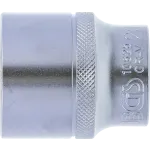 Bočný pohľad na nástrčný kľúč 1/2, 28 mm s matným chrómovaným povrchom – B10625