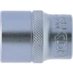 Bočný pohľad na nástrčný kľúč 1/2, 20 mm s matným chrómovaným povrchom – B10640