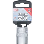 Nástrčný kľúč BGS 21 mm v balení s etiketou a označením CV a 1/2 – B10641