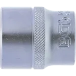 Bočný pohľad na nástrčný kľúč 1/2, 24 mm s matným chrómovaným povrchom – B10644