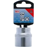 Nástrčný kľúč BGS 30 mm v balení s etiketou a označením CV a 1/2 – B10646