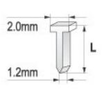 Svorky nail - 1000 ks - LIAGNNA10