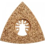 Trojuholníková brúsna doska pre multifunkciu HM, 80mm (betón, keramika) - YT-34687