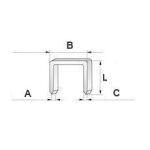 Svorky - 1000 ks - dĺžka 14 mm - LIAGNQA14