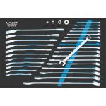 Sada račňovýh a očkoplochýh kľúčov v penovej výplni - HA270774