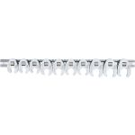 10dielna sada plochých kľúčov BGS 10–19 mm na závesnej lište, BGS technic 1756 - B1756