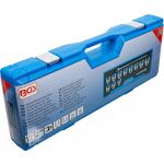 Zadná strana kufríka s otvorenými kľúčmi BGS s technickými špecifikáciami - BGS B1757