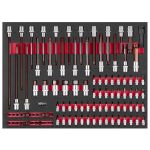 Nástrčné kľúče v penovej výplni dielenského vozíka - AH0778