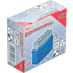 Produktové balenie razníc písmen BGS, 5 mm, DIN 1451 – B2032