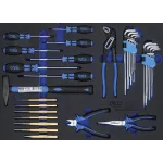 Sada náradia v penovej výplni do dielenského vozíka - B4207