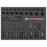 Rázové nástavce v penovej výplni dielenského vozíka - AH0710