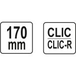 Kliešte na spony hadicové 170mm - YT-06475