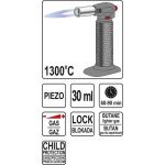 Hořák plynový 1300°C, piezo