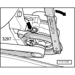 Prípravok na napínanie remeňa alternátora VAG - H1815